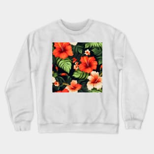 Hibiscus Flowers Pattern 21 Crewneck Sweatshirt